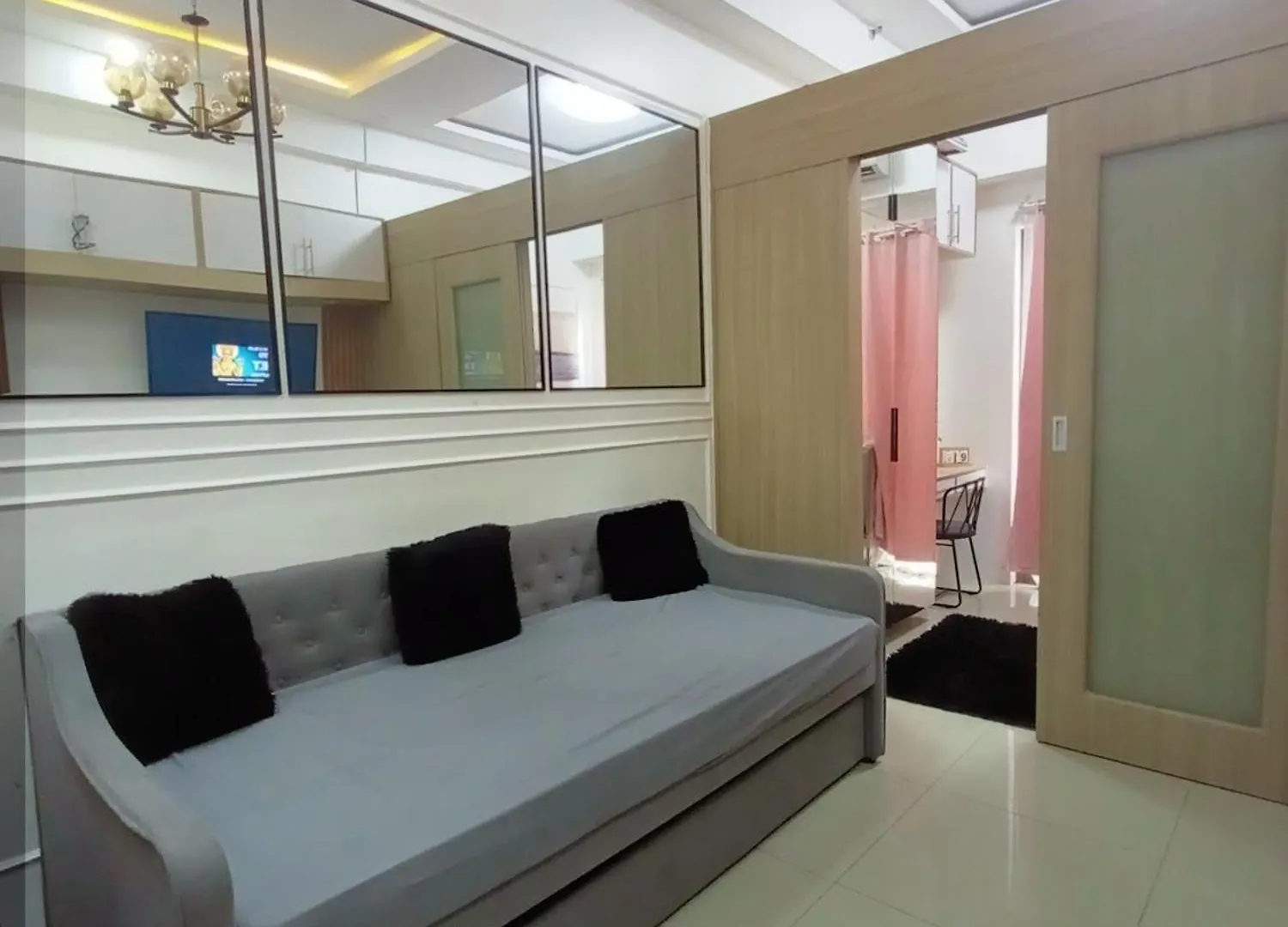 Shore Residence Tower D Moa Ecom View Cozy Bedroom マニラ市 0*,